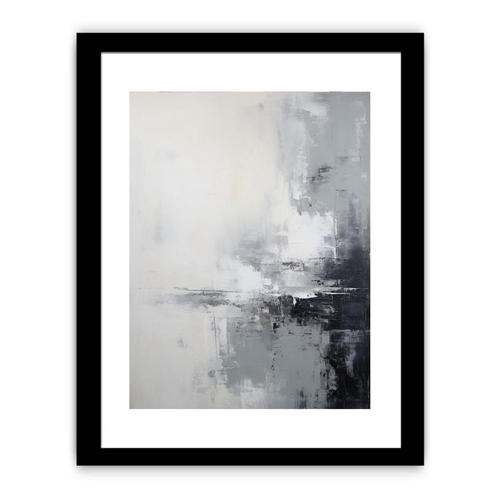 Abstract Grey Painting