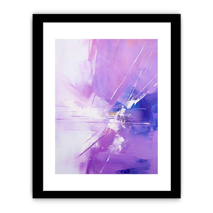 Knife Purple Abstract Art Painting