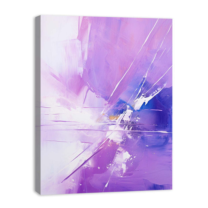 Knife Purple Abstract Art Painting