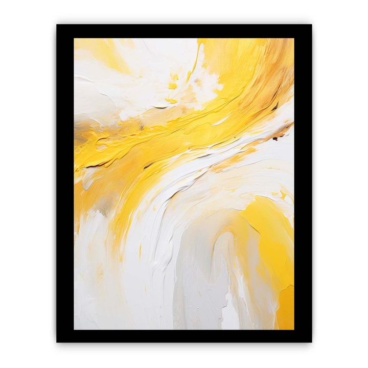 Yellow Knife Abstract Art Painting