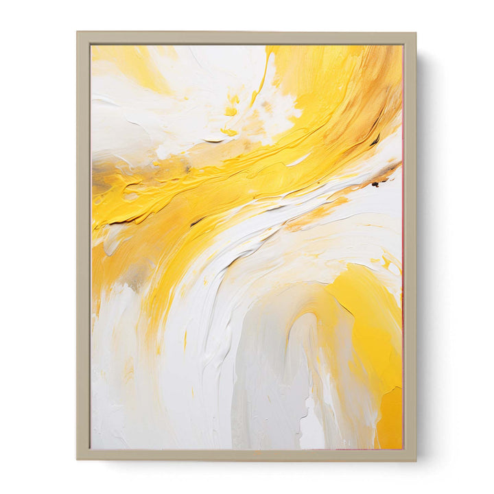 Yellow Knife Abstract Art Painting
