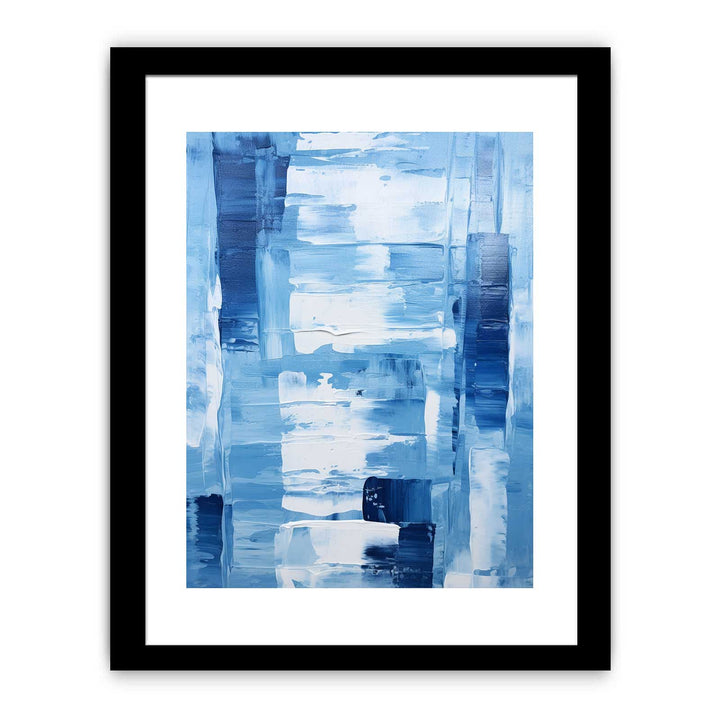 Knife Blue  Abstract Art Painting