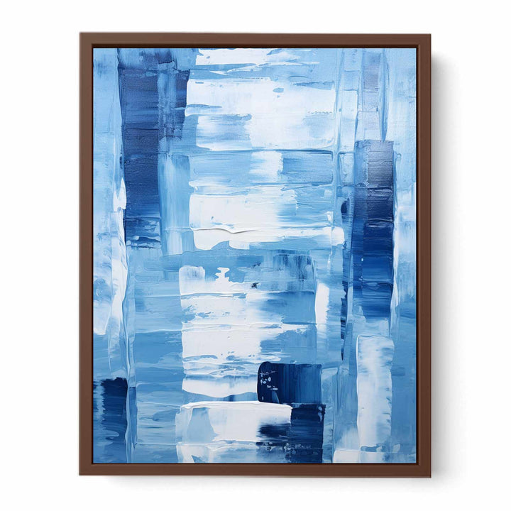 Knife Blue  Abstract Art Painting