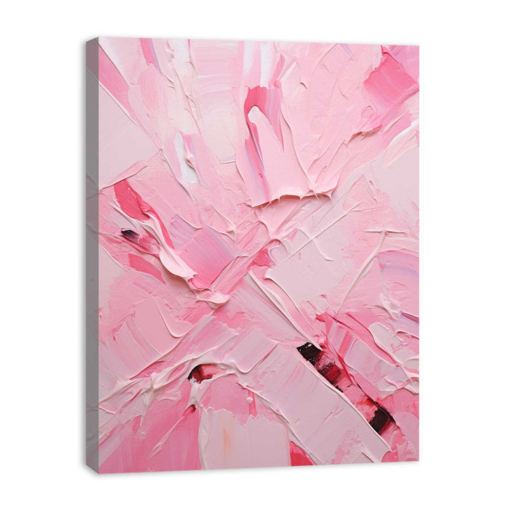 Knife Pink  Abstract Art Painting