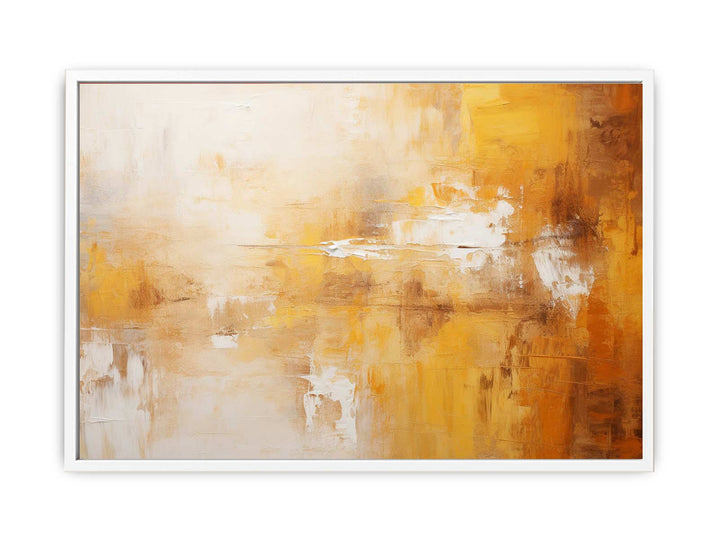 Abstract Brown Yellow Painting