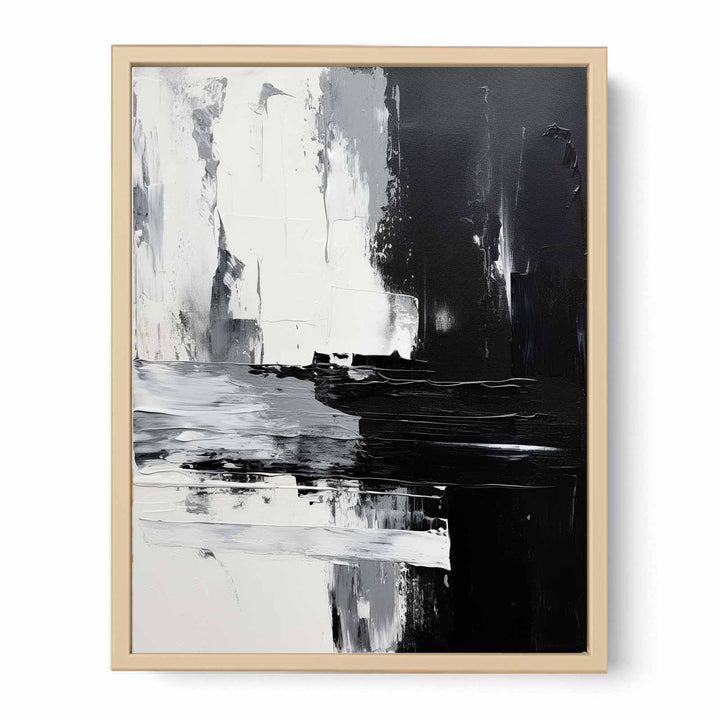 Abstract Painting Black   Poster