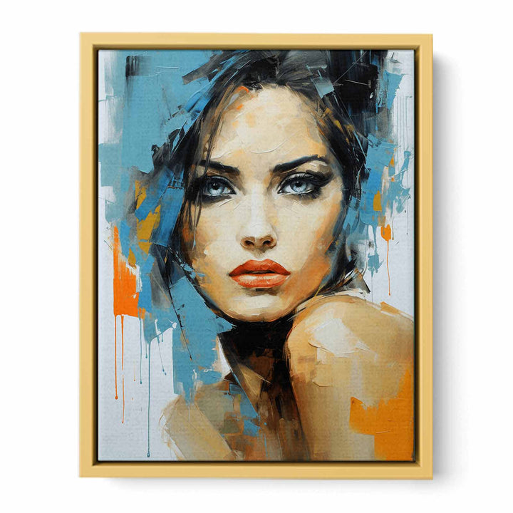 Modern Lady Art Painting  Poster