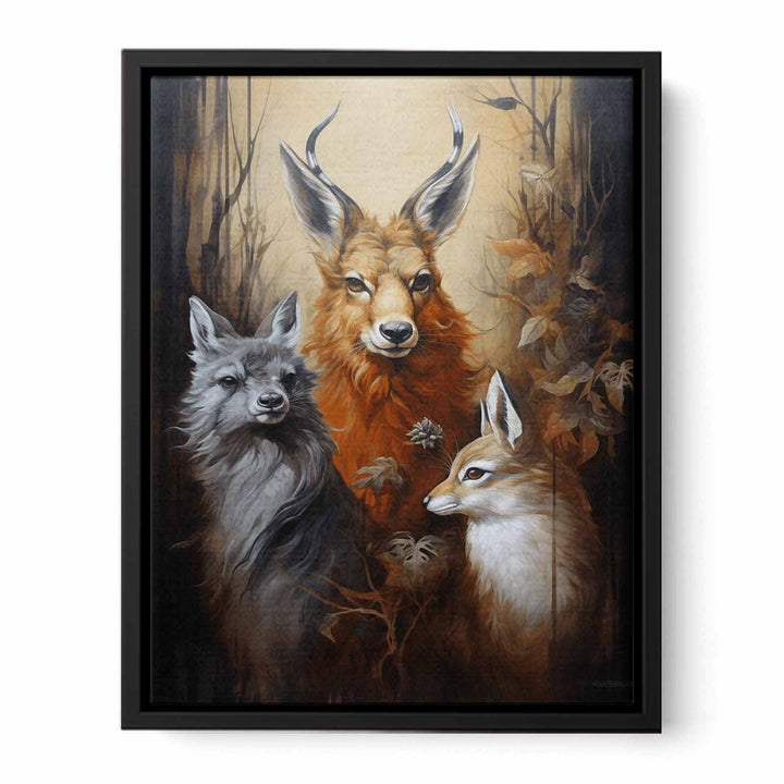 Three Animal Modern Art  Painting  