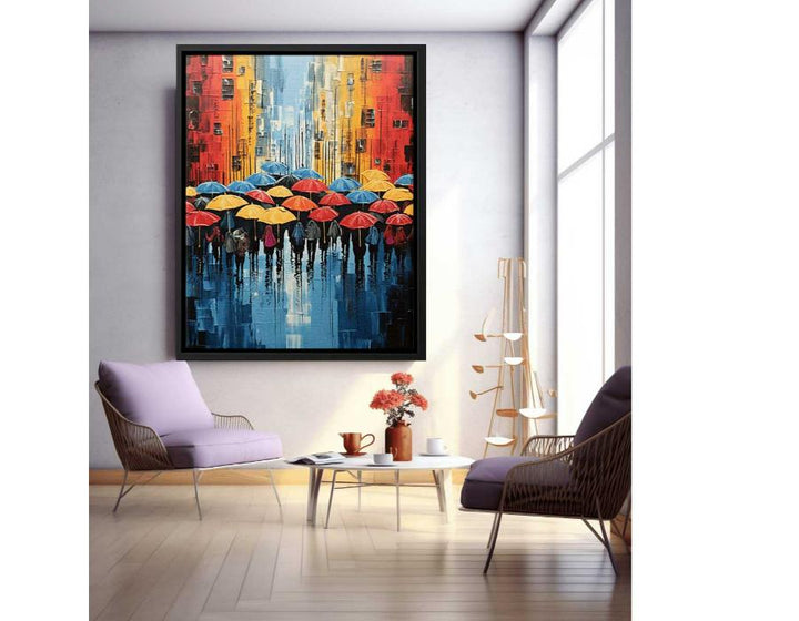 Umbrella  Modern Art  Painting  