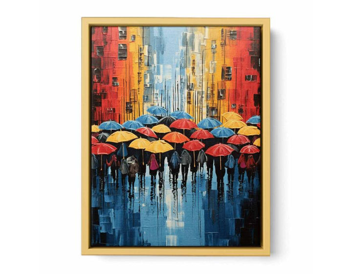 Umbrella  Modern Art  Painting   Poster