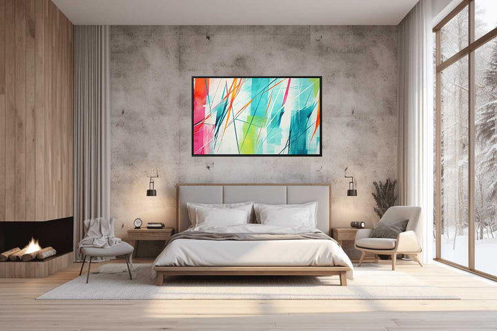 Modern Art Multi Color Painting  