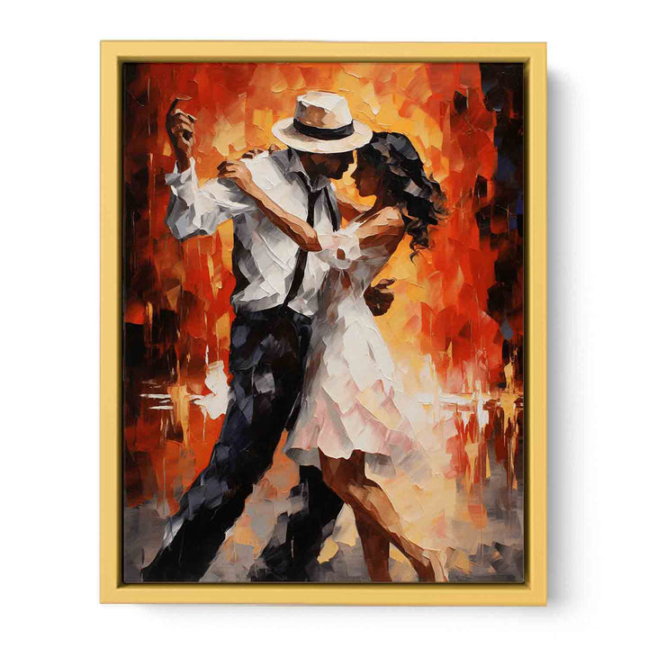 Modern Art  Couple Dancing Painting