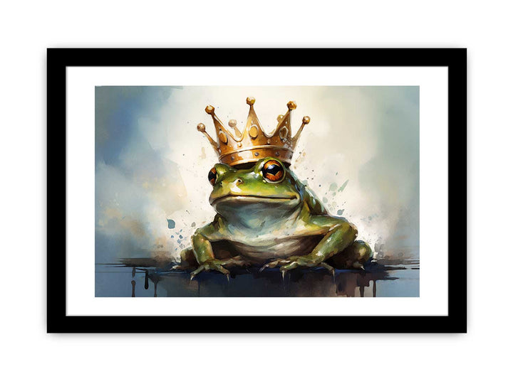 Frog Crown Modern Art Painting