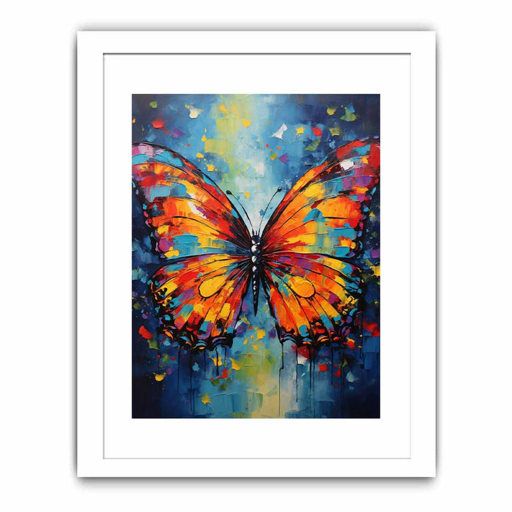 Colorful Butterfly Modern Art Painting