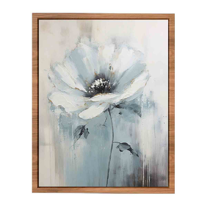 White Flower Art Painting  