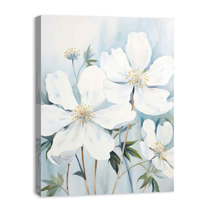White Flower Painting  