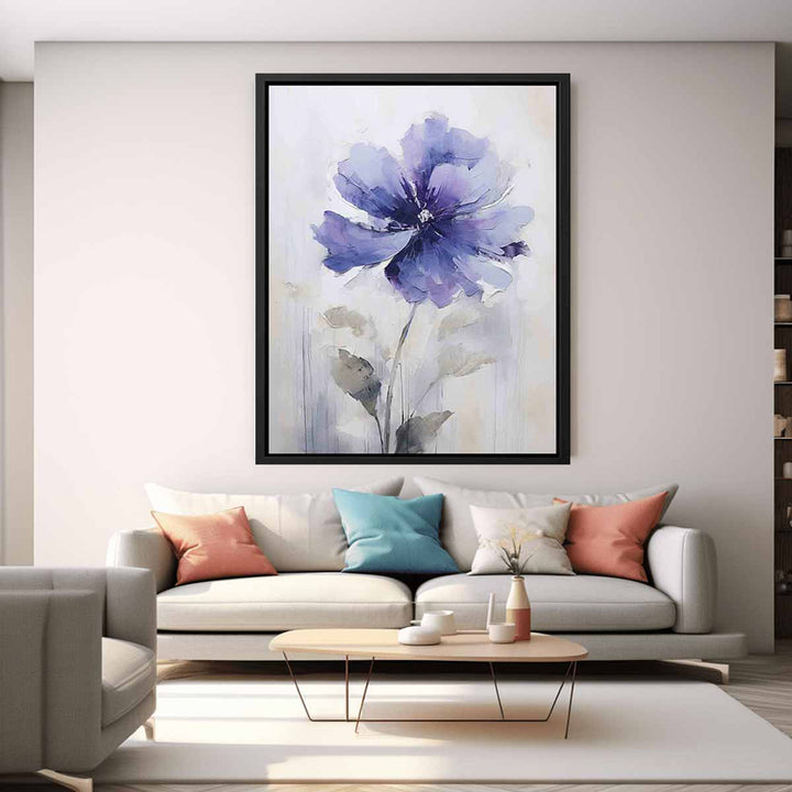 Blue Flower Painting  