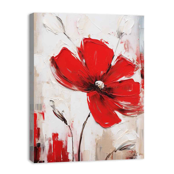 Flower Red Painting