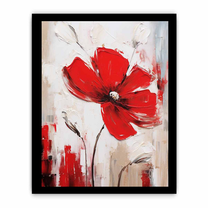 Flower Red Painting