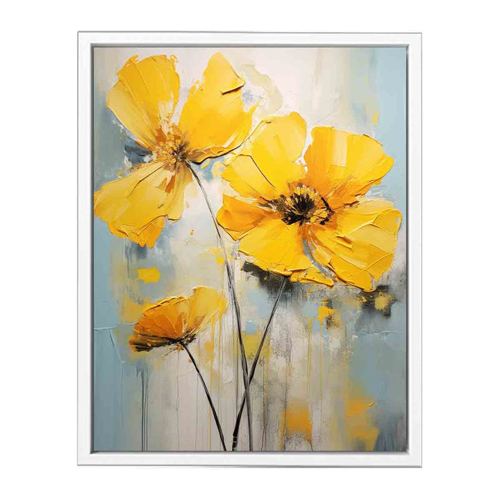Flower Yellow Painting