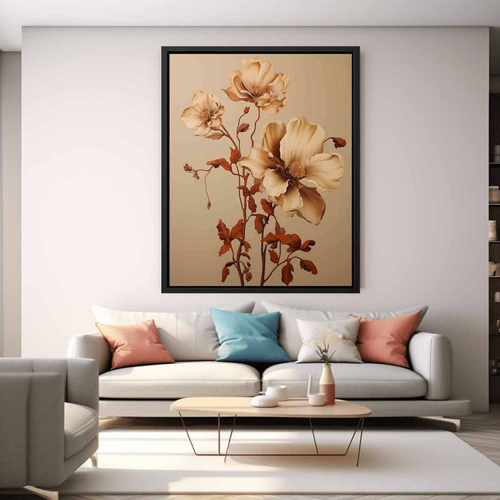 Brown Flower Painting  