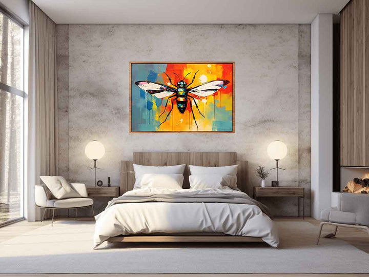 Fly Modern Art Painting