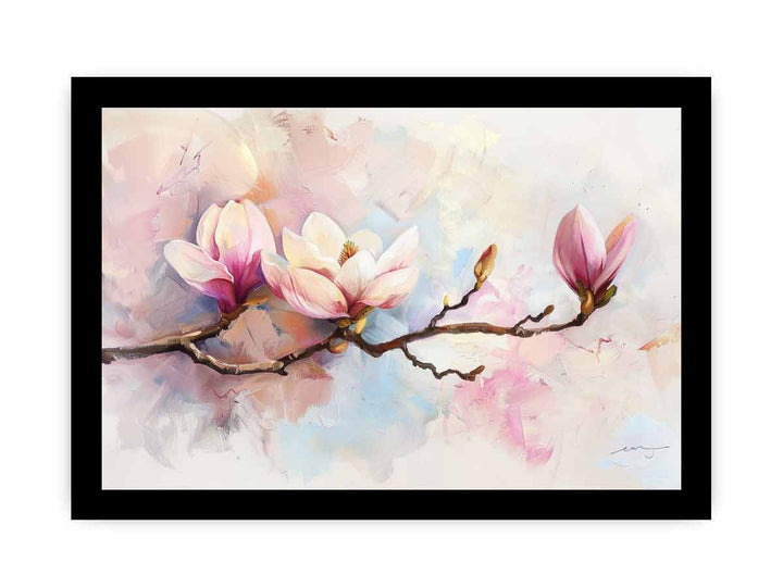 Magnolia Flower Painting