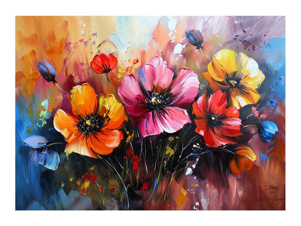 Colorful Floral Painting