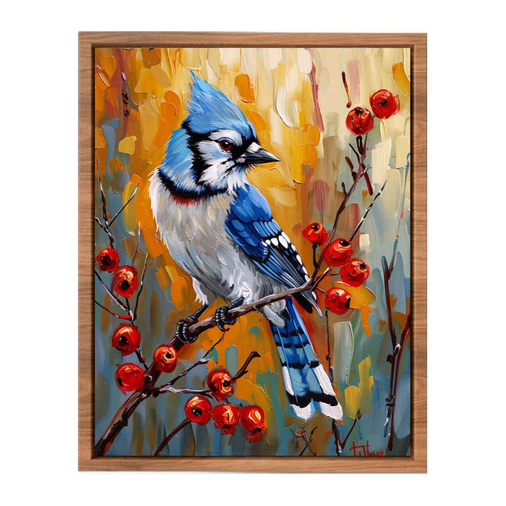 Blue Jay Painting