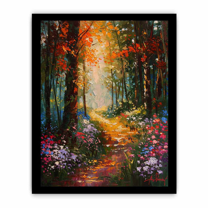Fine Art  Forest Painting