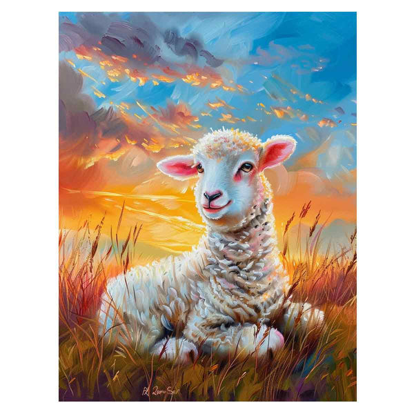 Baby Sheep Painting