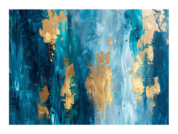 Abstract Gold Luxury Painting