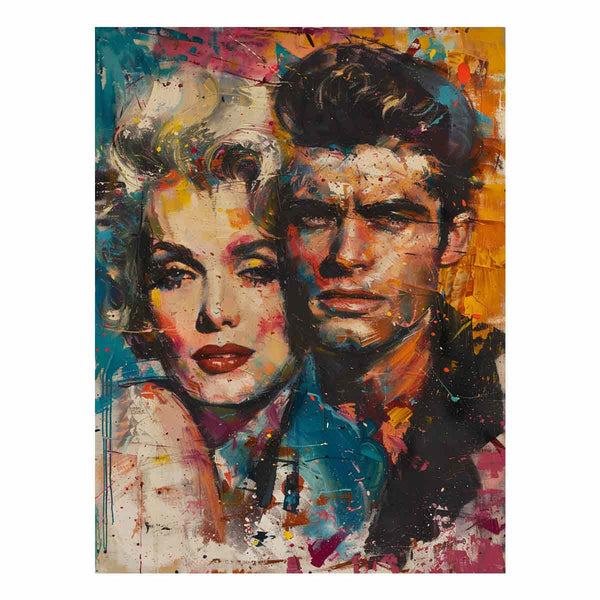 Marilyn Monroe and James Dean Painting