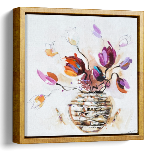 Flower in vase Luxury Painting 