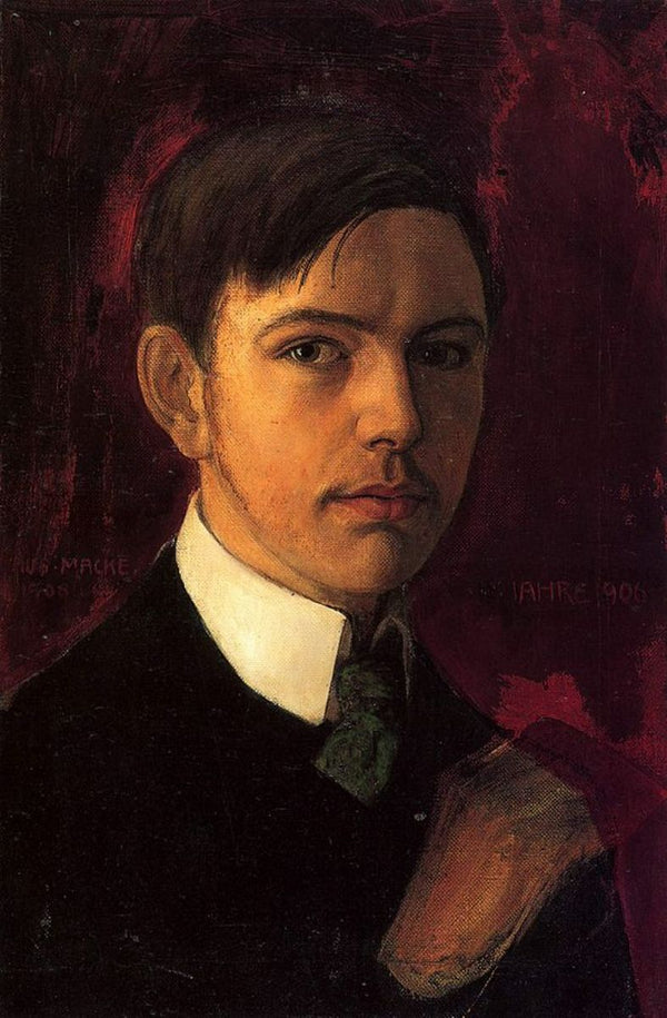 August Macke Self Portrait 