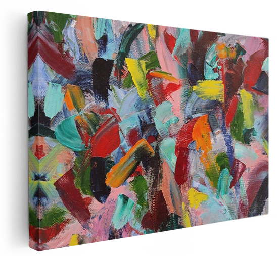 Colorful Abstract Oil Painting 
