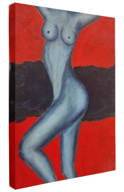 Bold and Nude Oil Painting 