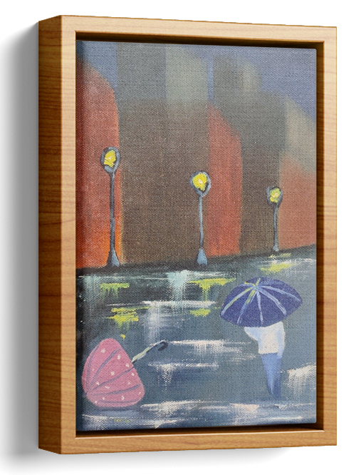 Umbrella Oil Painting 