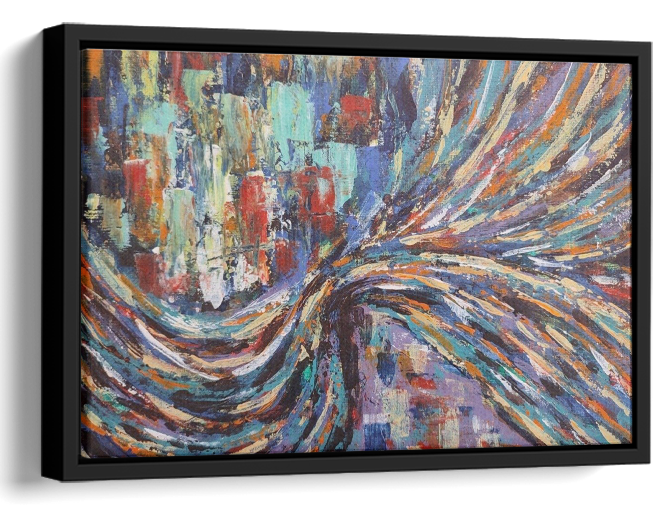 Abstract Oil Painting 
