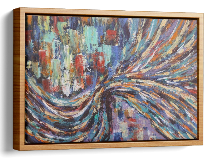 Abstract Oil Painting 