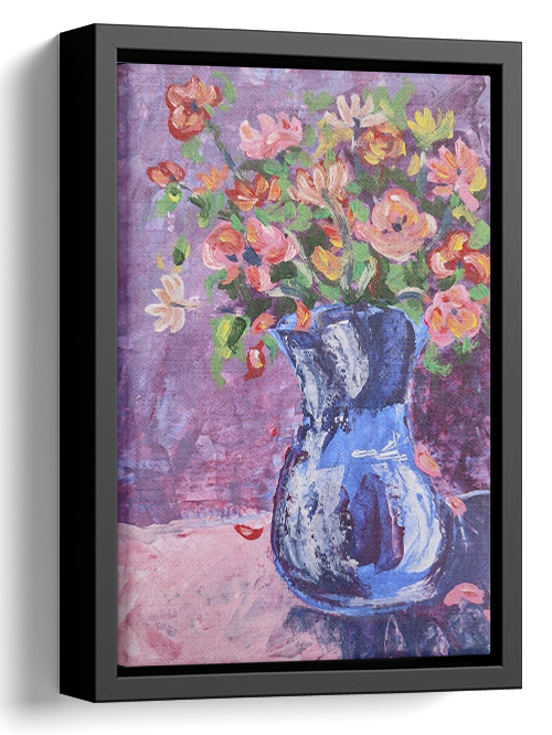 Flower Vase  Oil Painting 