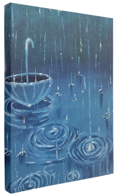 Mystry Rain Oil Painting 