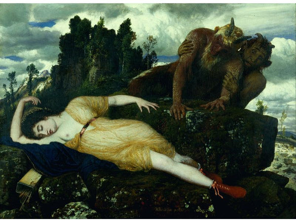 Sleeping Diana Watched by Two Fauns 1877