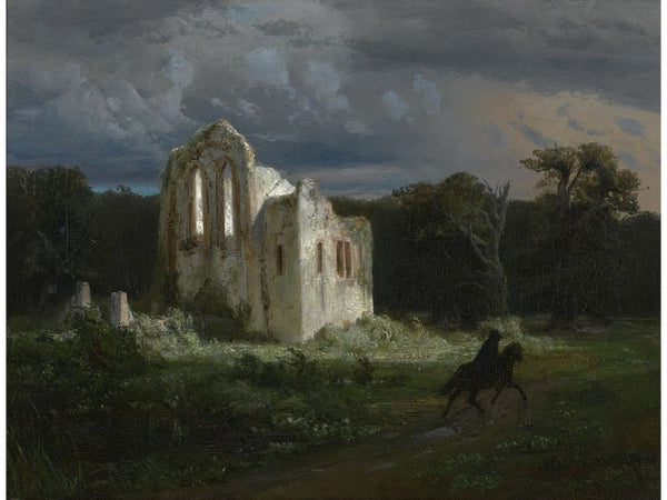 Ruins in a Moonlit Landscape