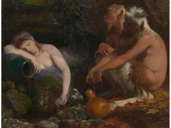 Fauns and Sleeping Nymph 