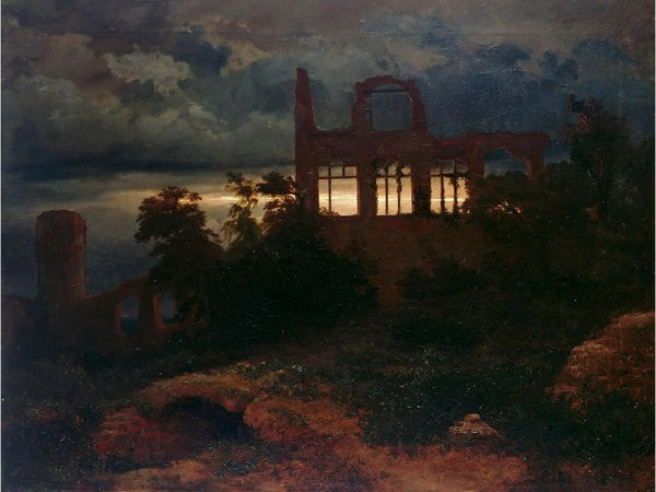Castle in ruins 