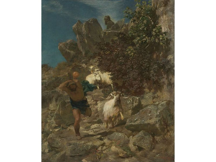 Pan frightening a shepherd 2
