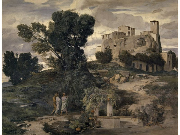 The Pilgrims of Emmaus (right panel)