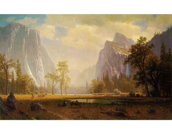 Looking Up The Yosemite Valley 1865 67