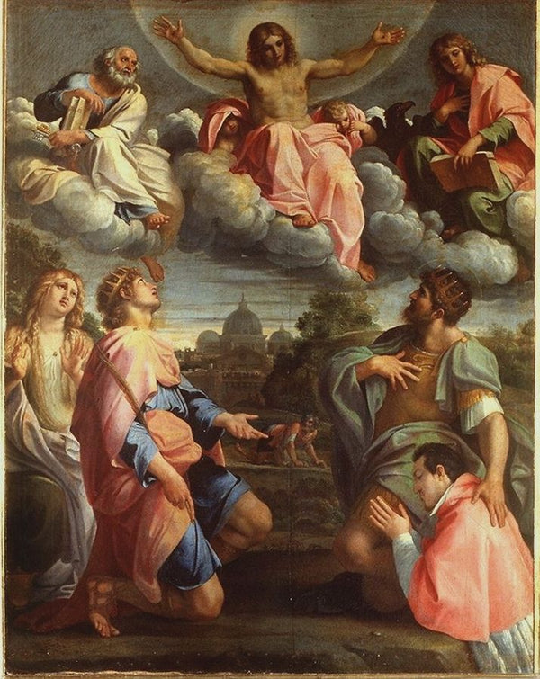 Christ in Glory with the Saints 